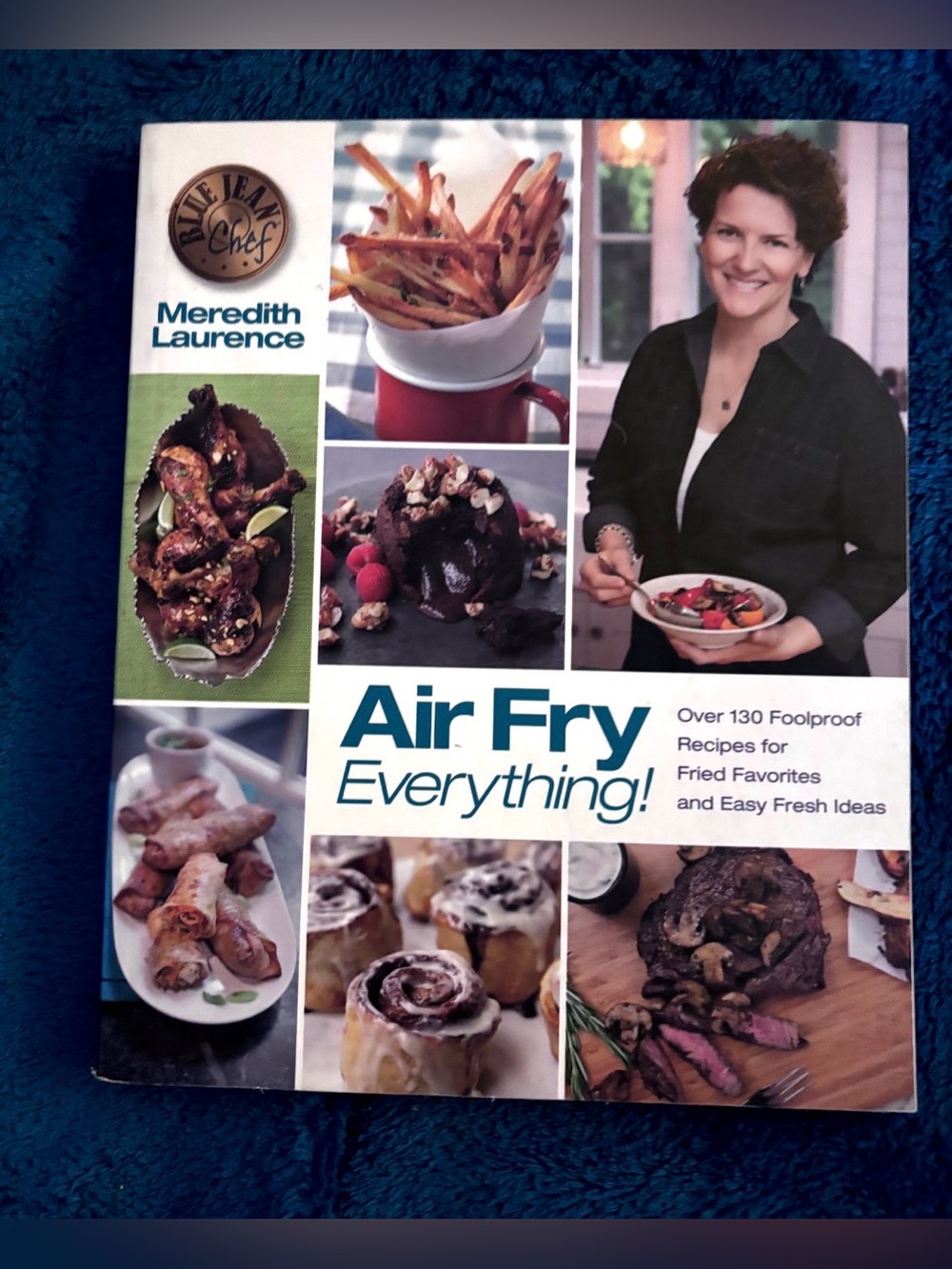 Air Fry Everything! Cookbook - White/Blue Cover